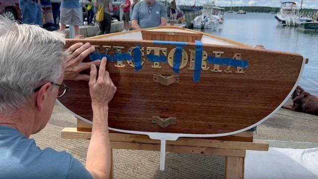 Launching The Award Winning Dingy, Victoria