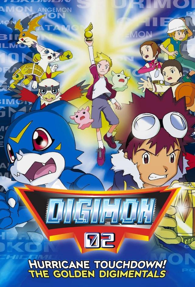 Digimon Adventure 02 - Hurricane Touchdown! The Golden Digimentals