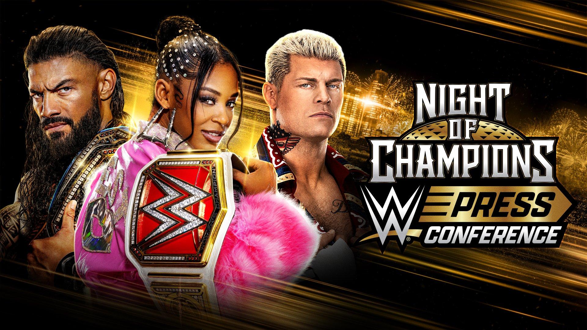 WWE Night of Champions 2023 Press Conference
