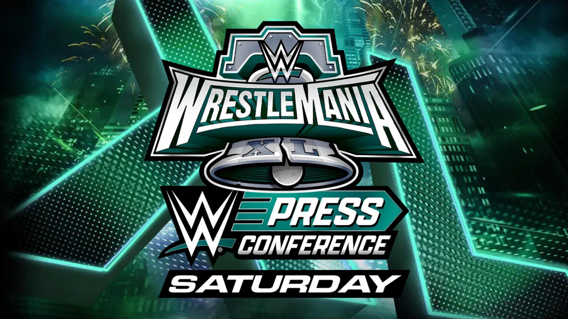 WWE WrestleMania 40 Saturday Press Conference