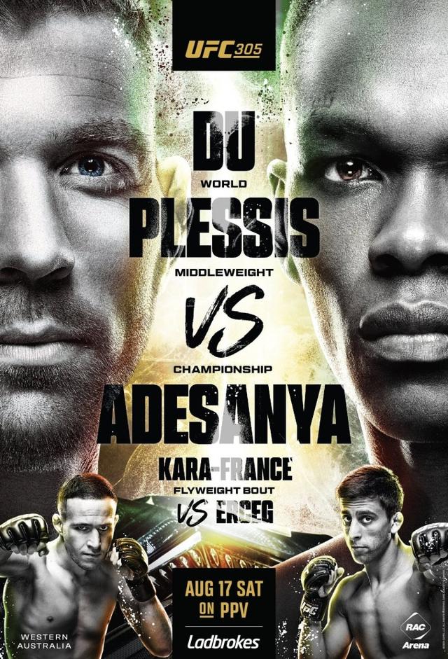 UFC 305: du Plessis vs. Adesanya