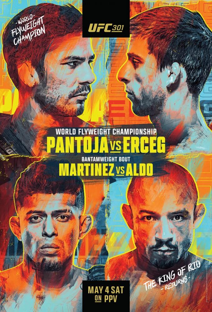 UFC 301: Pantoja vs Erceg