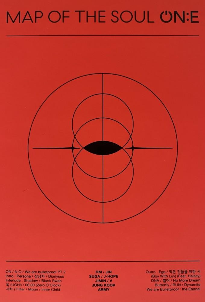 BTS MAP OF THE SOUL ON:E DVD