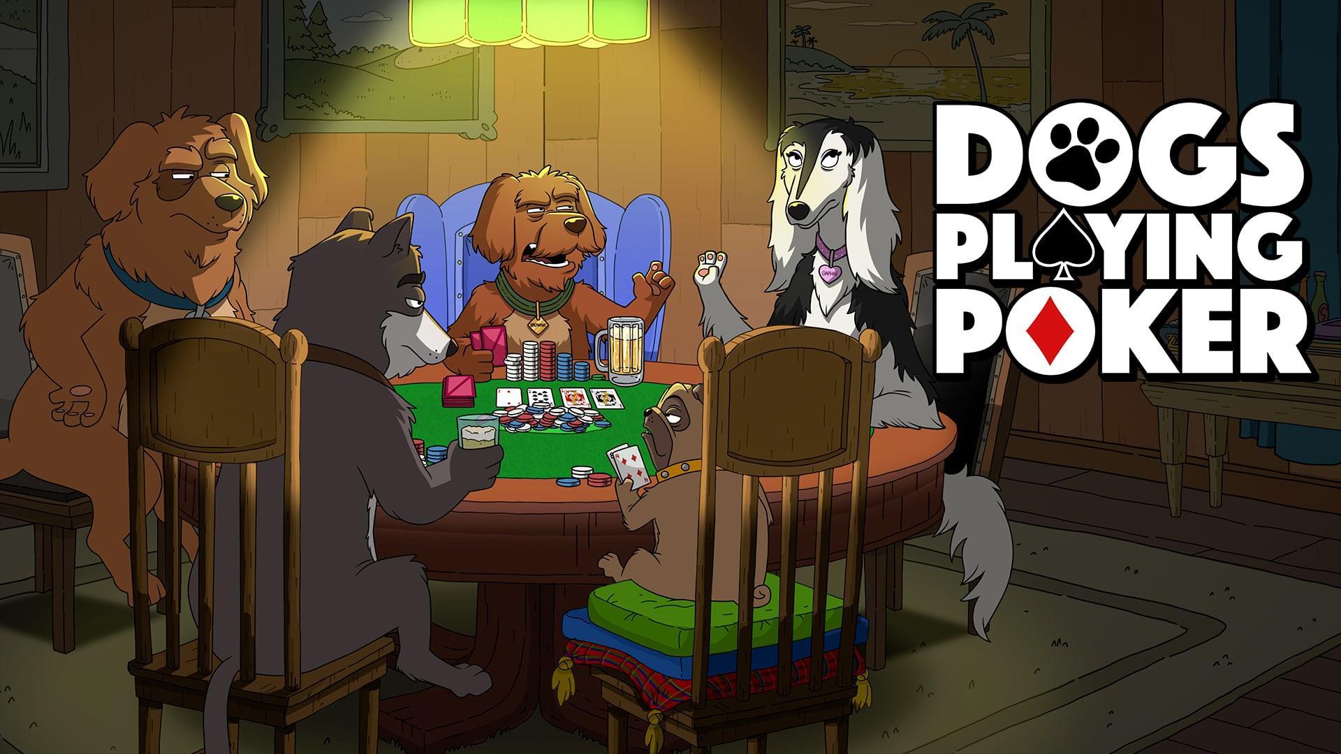 Dogs Playing Poker