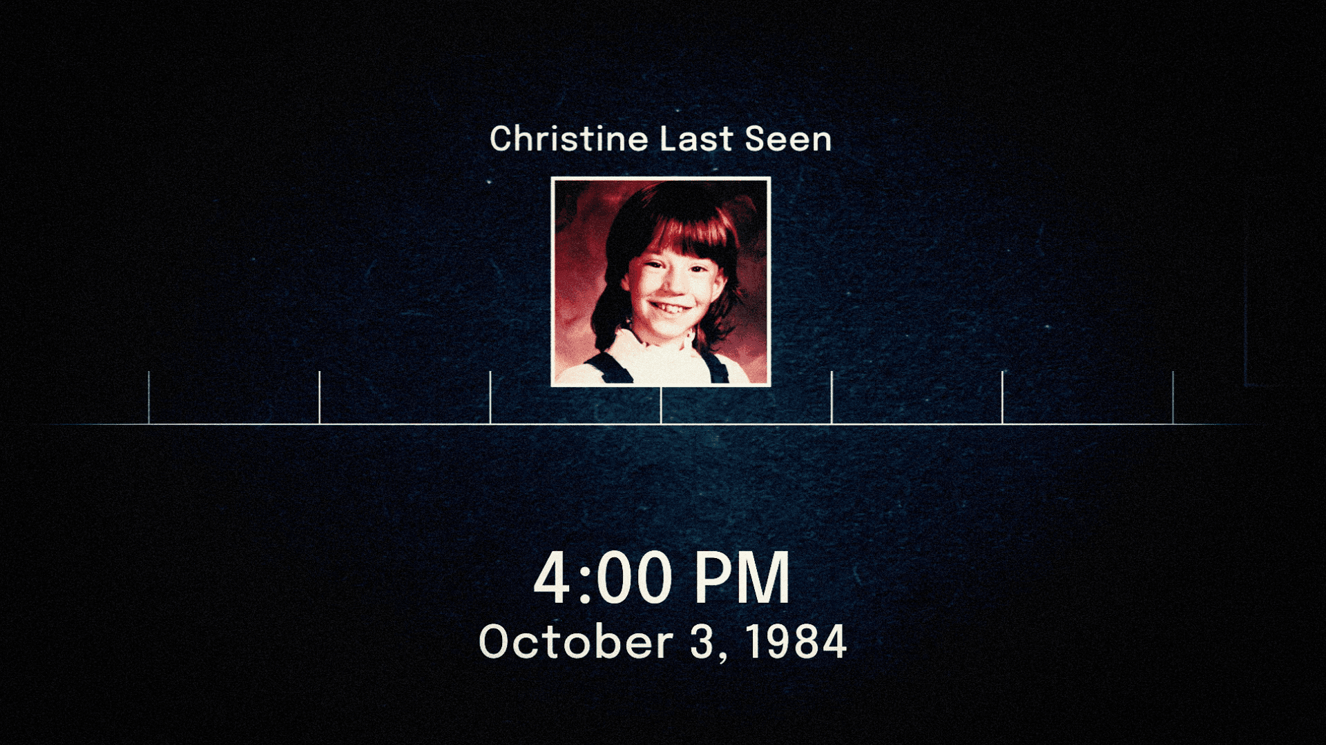 The Christine Jessop Story