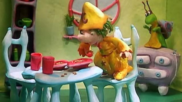 Pondorondo frühstückt