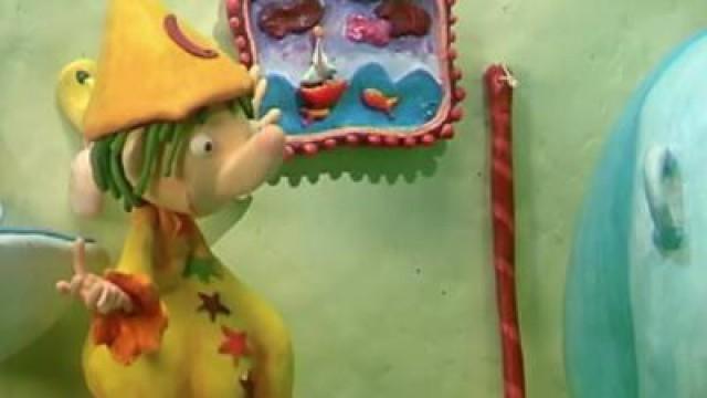 Pondorondo hängt ein Bild auf