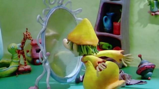 Pondorondo putzt seinen Spiegel