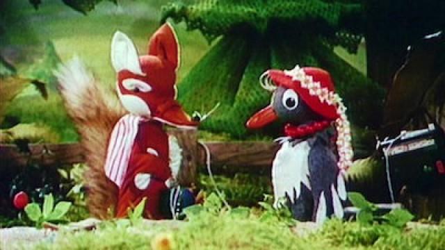 Frau Elster und die Erdbeerernte