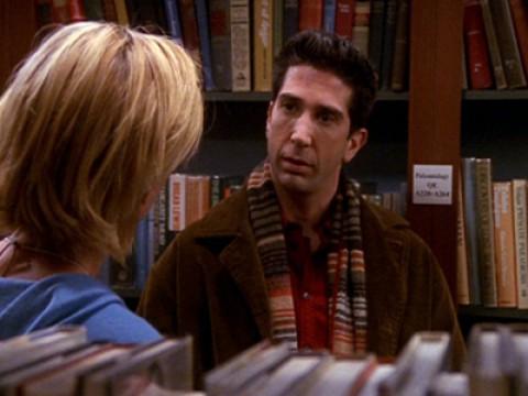 The One with Ross's Library Book