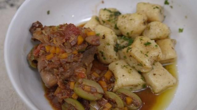 Braised Pigeon with Homemade Herb Gnocchi