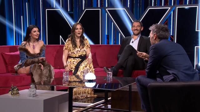 Tamara Falcó, Naiara Moreno y Jorge Garbajosa