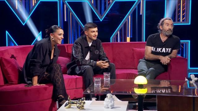 Luis Zahera, Lorena Castell y Pedri