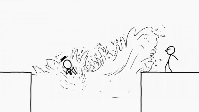 What if we put a pool on the moon?