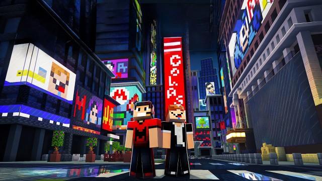 LED Times Square in Minecraft