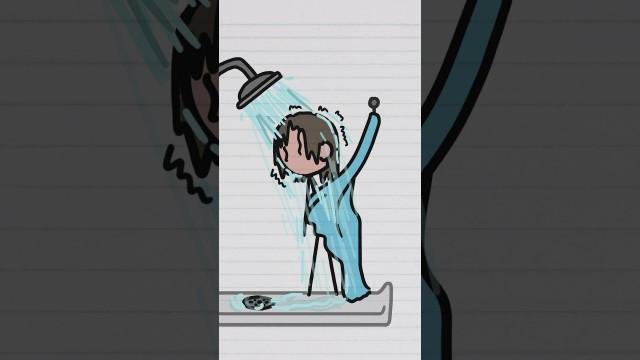 Why do you get attacked by the shower curtain??