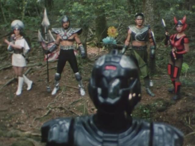 The Evil Raging Four Celestial Kings from Outer Space