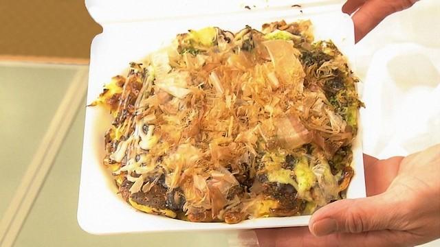 At a Small Kobe Okonomiyaki Shop