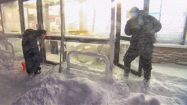 The Convenience Store in a Midwinter Hokkaido Village