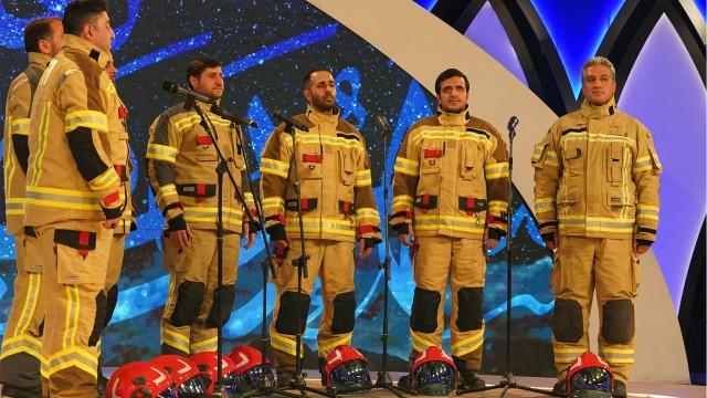 Javad Panahi & Ali Akbar Bashtani & Firefighters